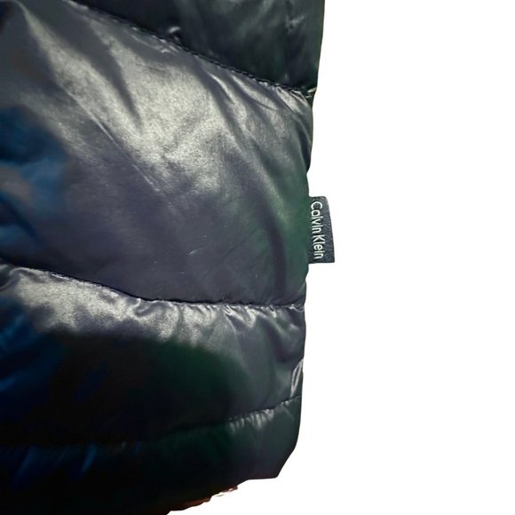 Calvin Klein Women Packable Down - Navy Feather Puff Jacket - Picture 6 of 13